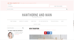 Desktop Screenshot of hawthorneandmain.com