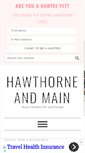 Mobile Screenshot of hawthorneandmain.com